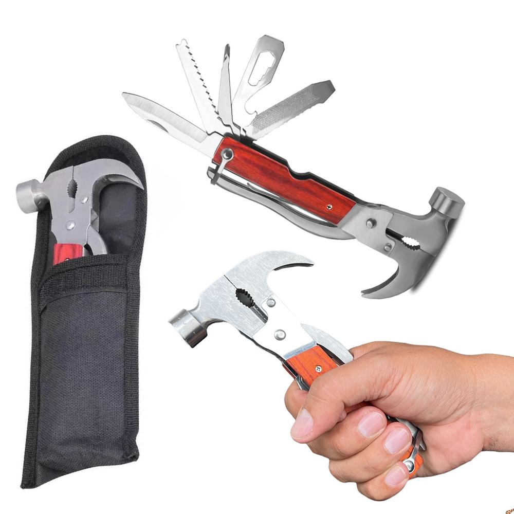 Martillo Multifuncional de Supervivencia Multiherramienta