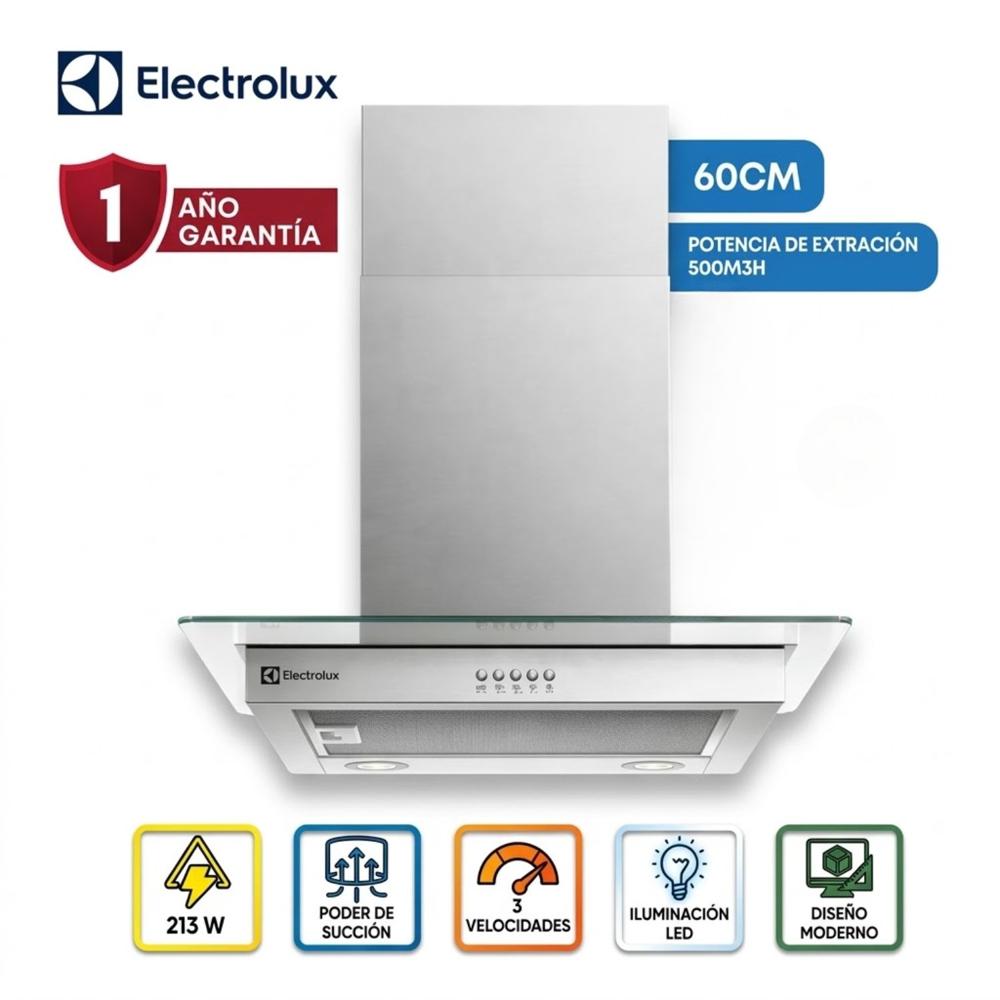 Campana Decorativa Electrolux CE6VX 60 cm