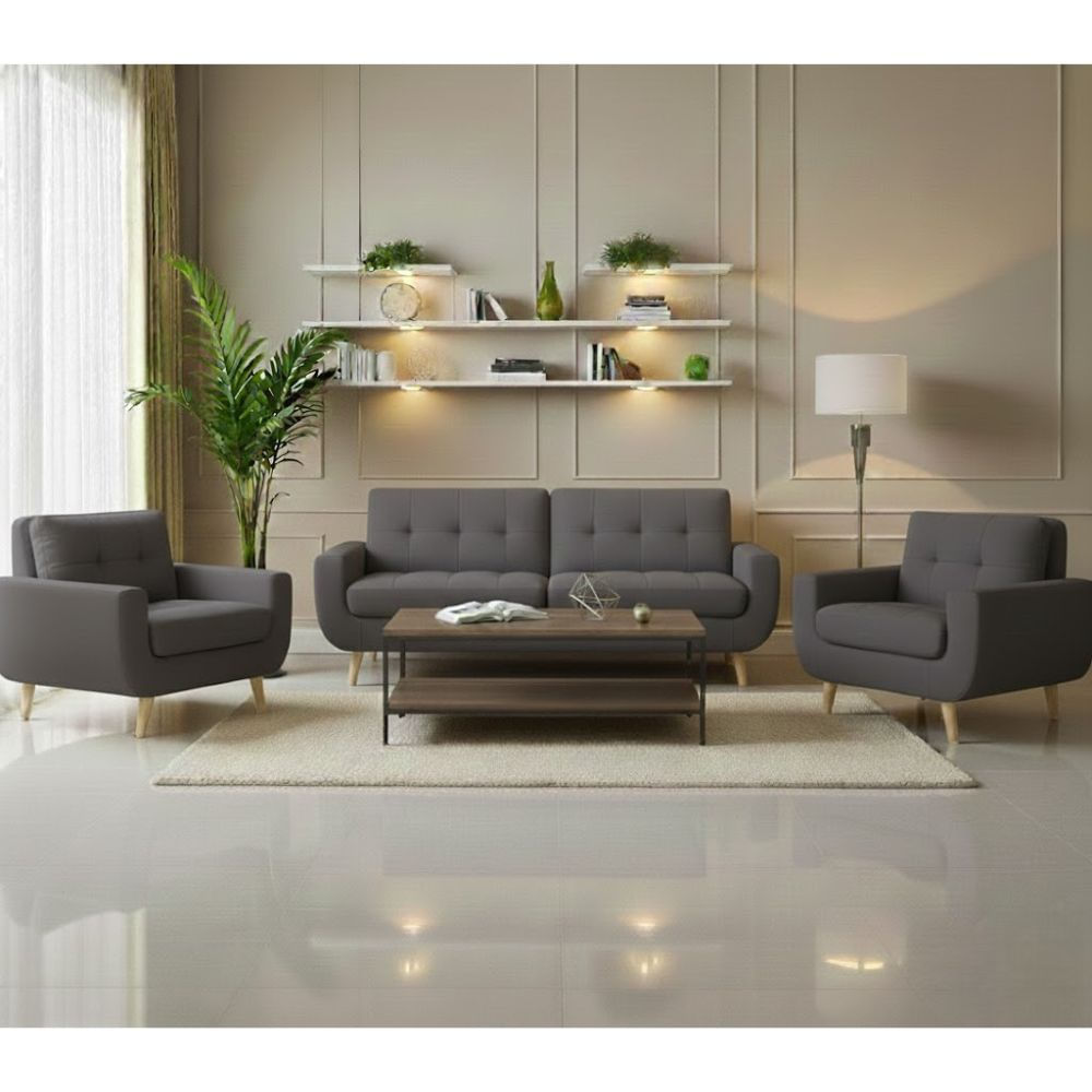 Juego de Sala Inti Plomo 321 Vintage