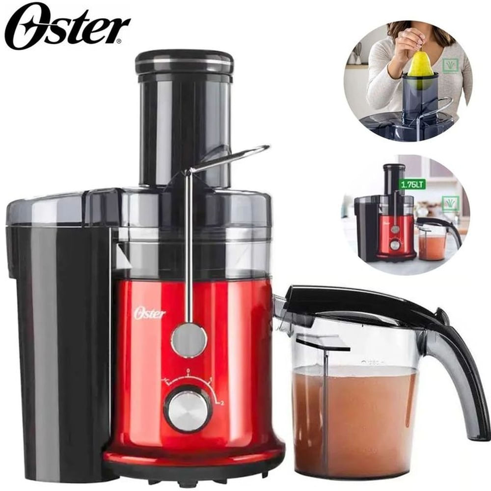 EXTRACTOR DE JUGOS 1.25 LT OSTER FPSTJE320R ROJO