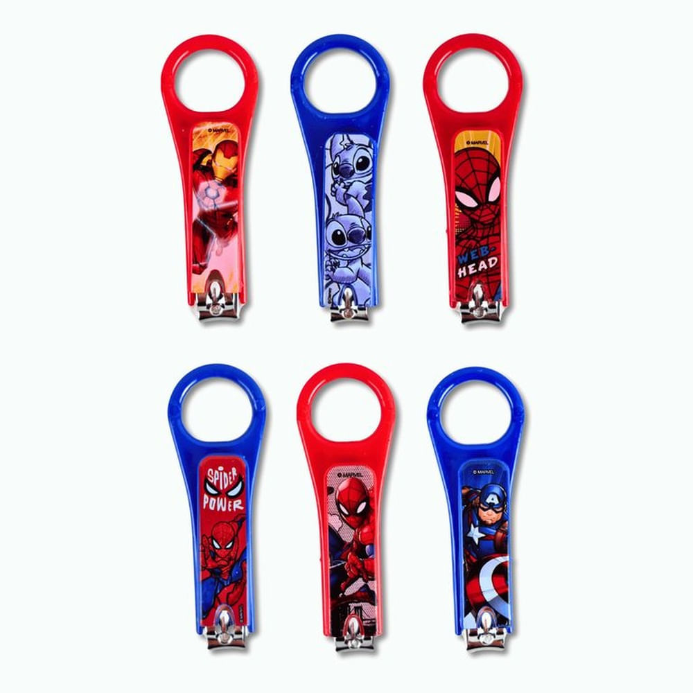 Pack 6 Cortauñas de Colección MARVEL para niños