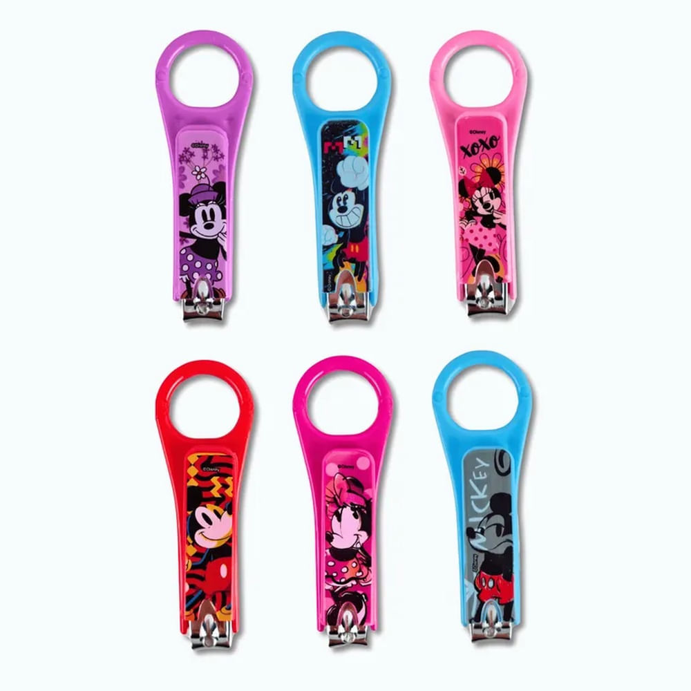 Pack 6 Cortauñas de Colección MINNIE & MICKEY niñas niños
