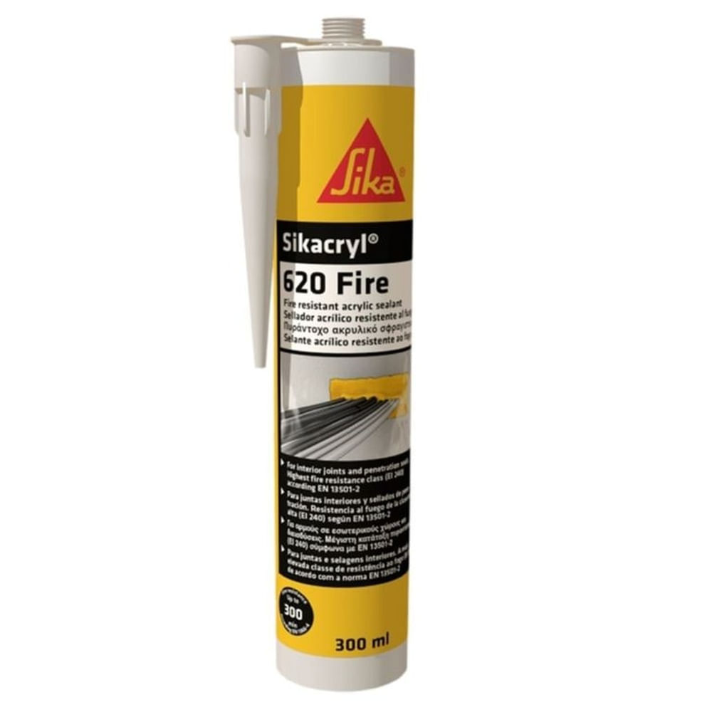 Sellador acrílico Antifuego Sikacryl 620 fire Blanco 300ml
