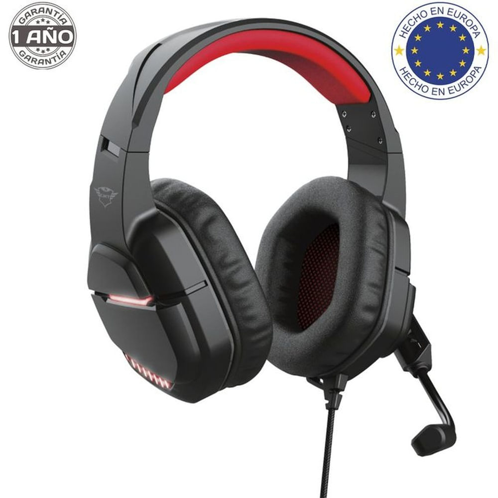 Audifonos gamer PC led Nixxo Gxt 448 marca TRUST