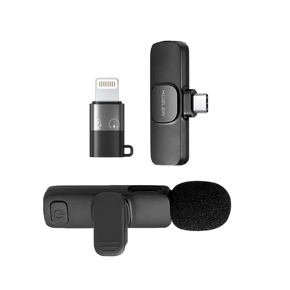 Micrófono Inalámbrico entrada Tipo C con Adaptador iPhone RECWAVE-C