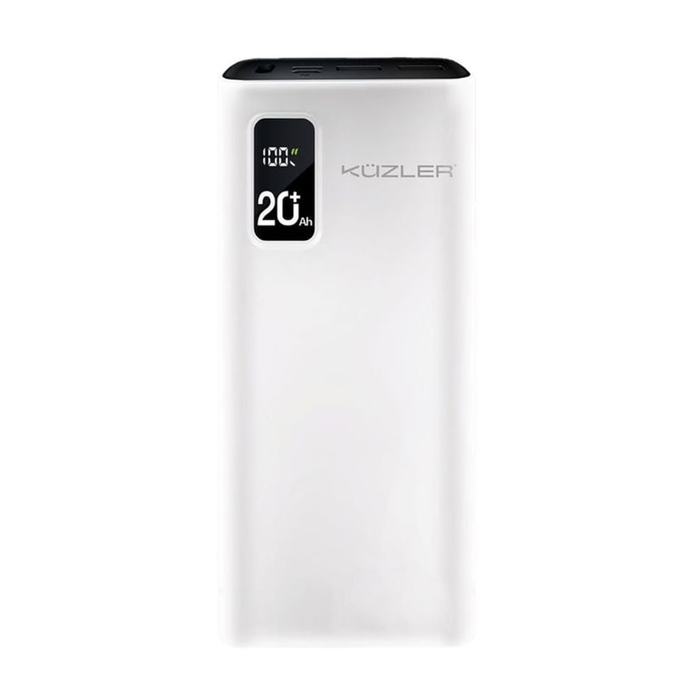 POWER BANK BATERIA PORTATIL 20000MAH KUZLER 225w Blanco Anke-105b
