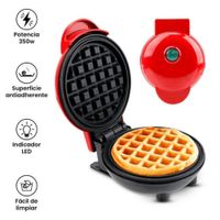 Mini Waflera CIRCULAR Eléctrica Antiadherente