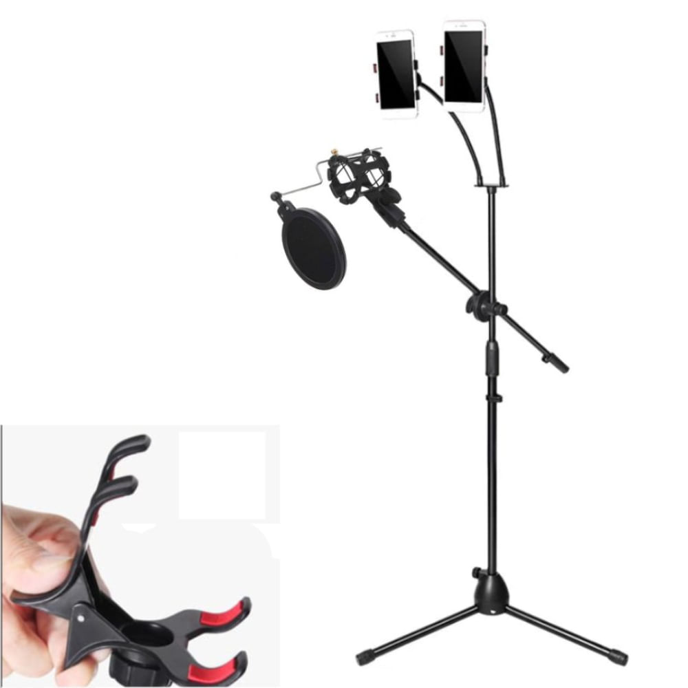 Soporte de Suelo Tripode para Microfono Celular