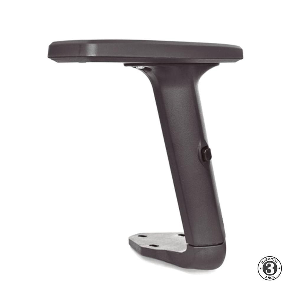 Brazos De Silla Giratoria Regulable PU - ZF Par- Negro Althea Confort