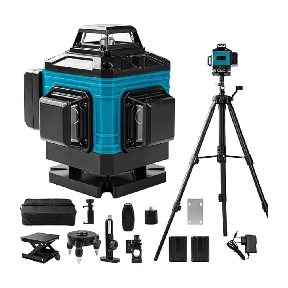 Nivel Laser 16 Líneas FFF Con Trípode 4D