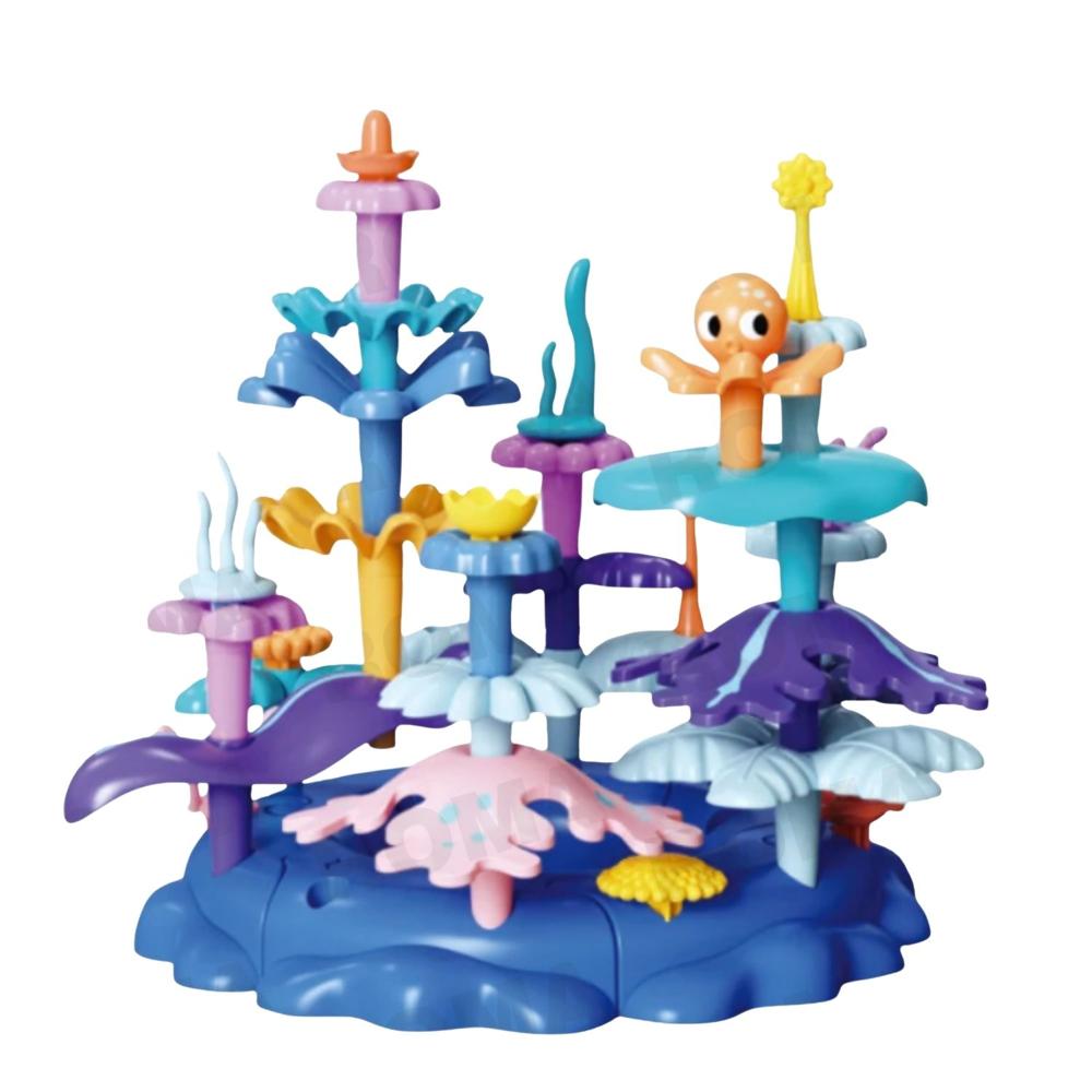 BLOQUES ARMABLES MARINOS 38 PIEZAS JUEGO DIDÁCTICO