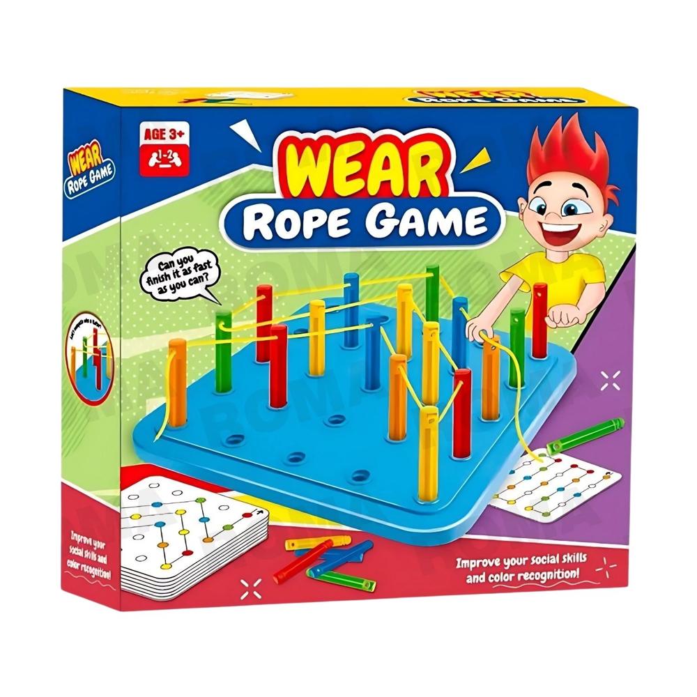 JUEGO DIDÁCTICO INTRODUCIR LA CUERDA CON CLAVITOS