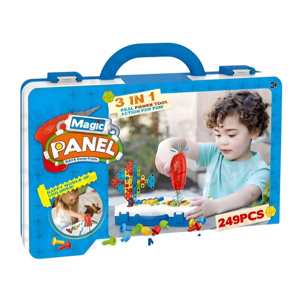 MALETÍN DE HERRAMIENTAS MAGIC PANEL JUEGO DIDÁCTICO