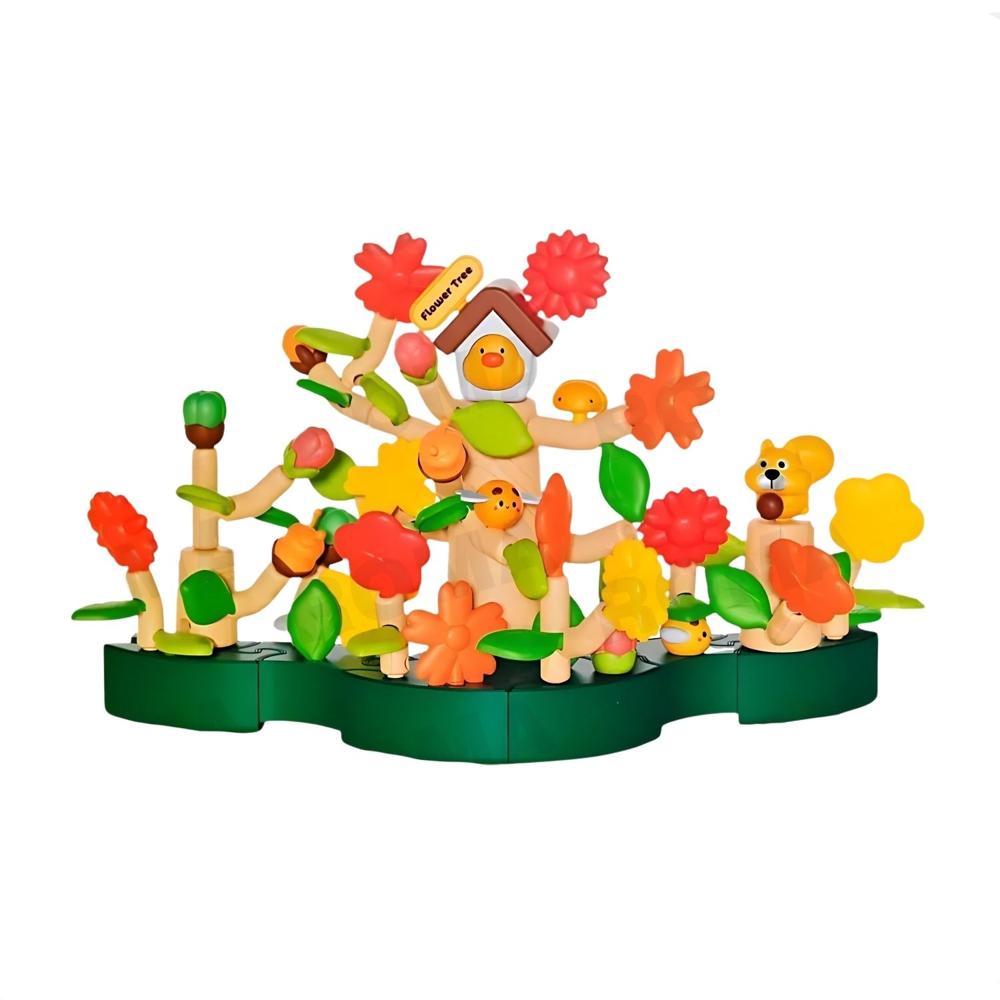 FLORES ARMABLES 91 PIEZAS JUEGO DIDÁCTICO