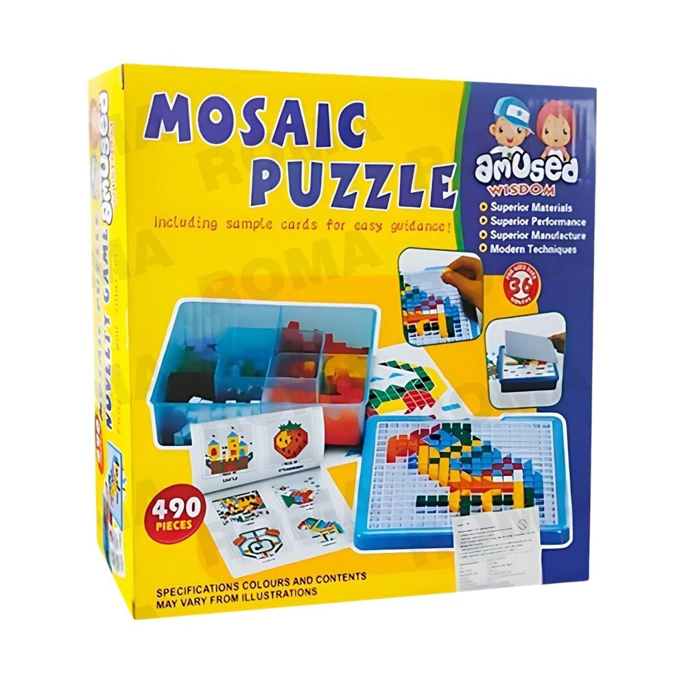 PUZZLE MOSAICO DIDÁCTICO 490 PIEZAS