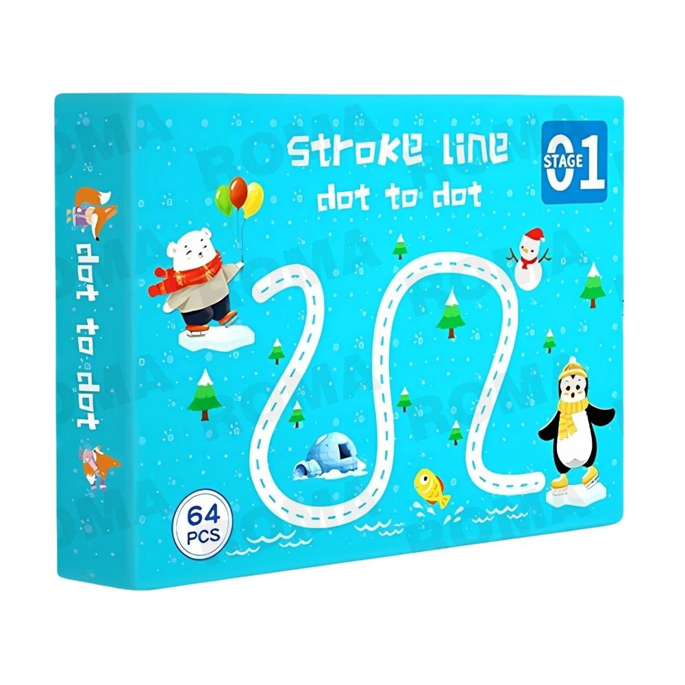 LIBRO DE TRAZOS REUTILIZABLE PINGÜINO