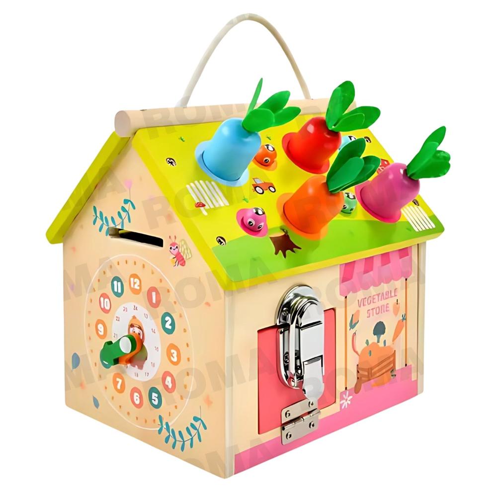 CASITA DIDÁCTICA DE ZANAHORIA ENCAJABLE