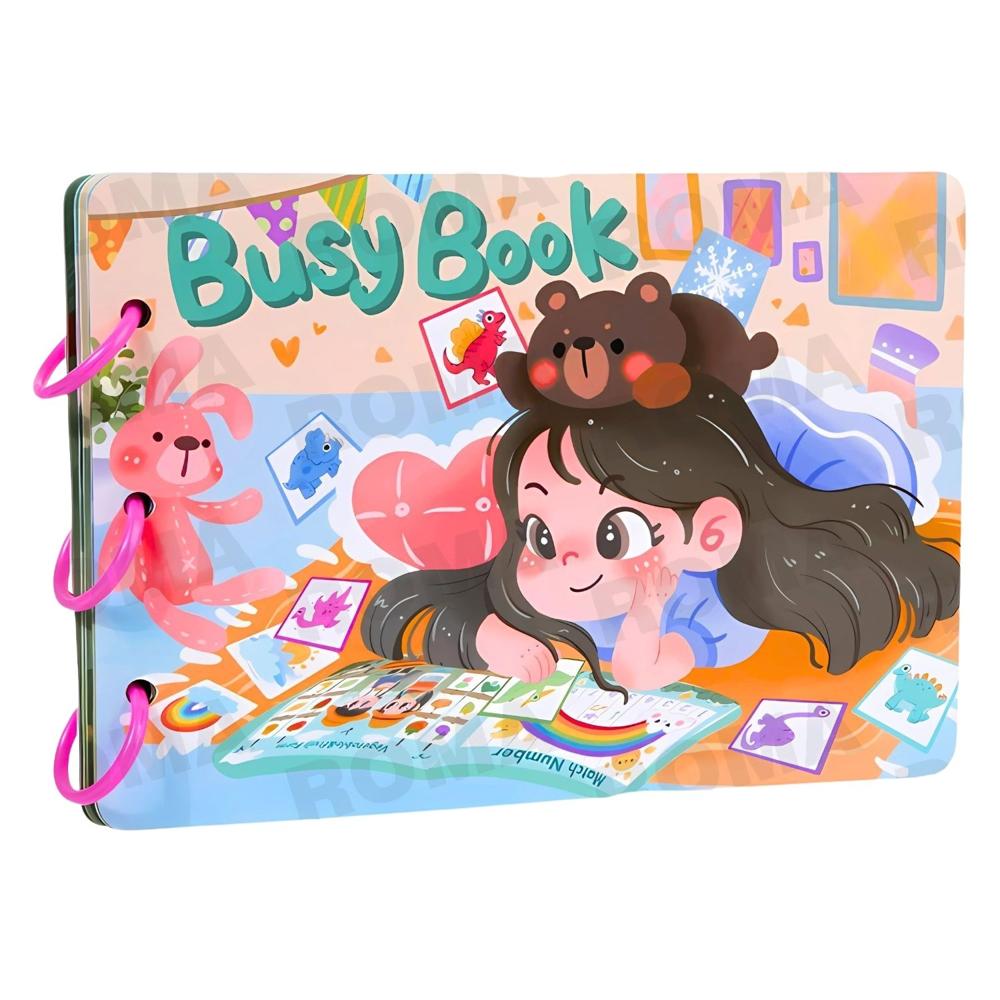 LIBRO DE PEGATINAS - SENSORIAL - JUEGO DIDÁTICO