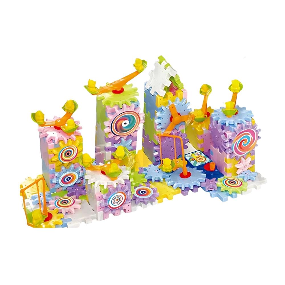 BLOQUE CONSTRUCCIÓN ENGRANAJE 166 PIEZAS JUEGO DIDÁCTICO