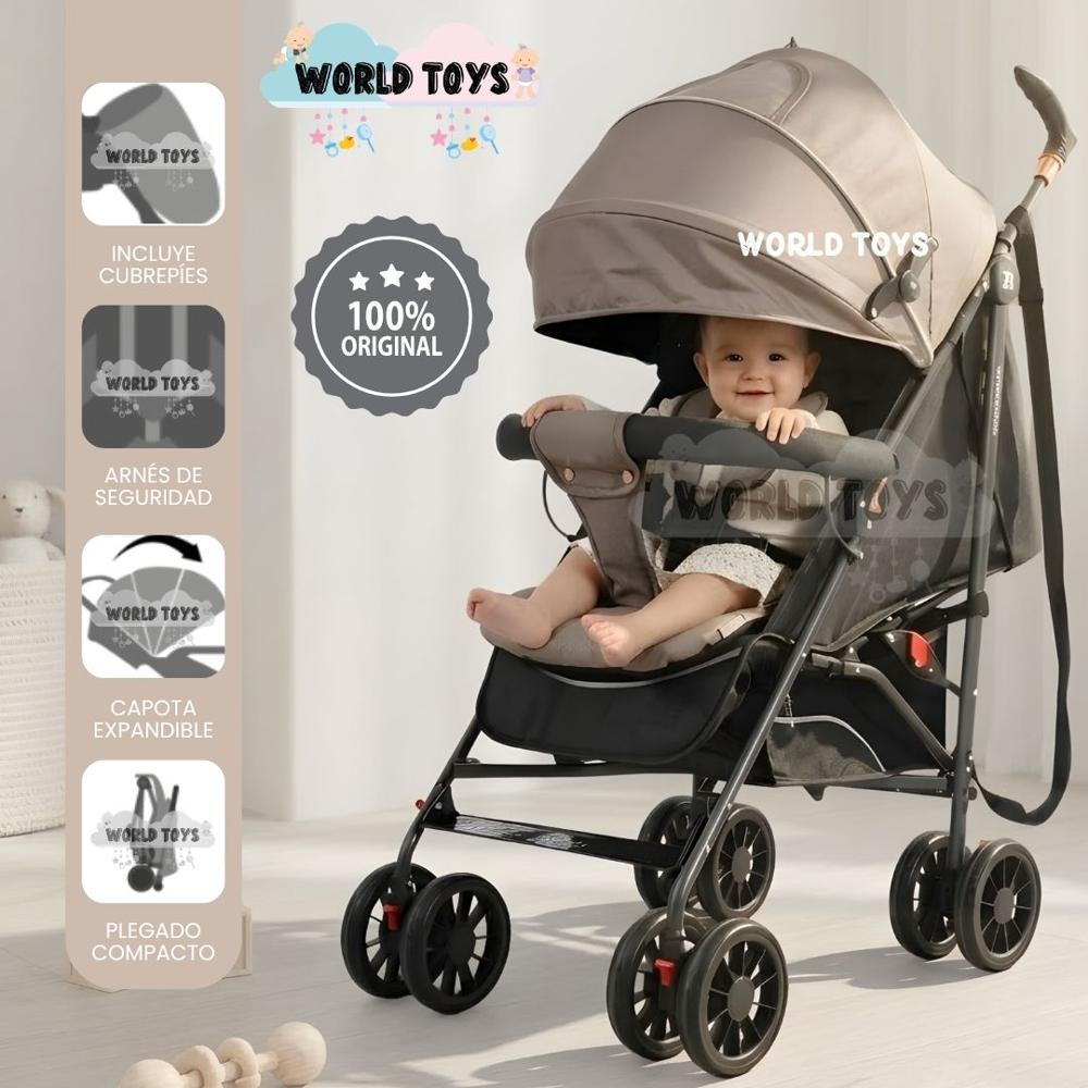 Coche Bastón Plegado Compacto MAFY Edición Exclusiva Beige