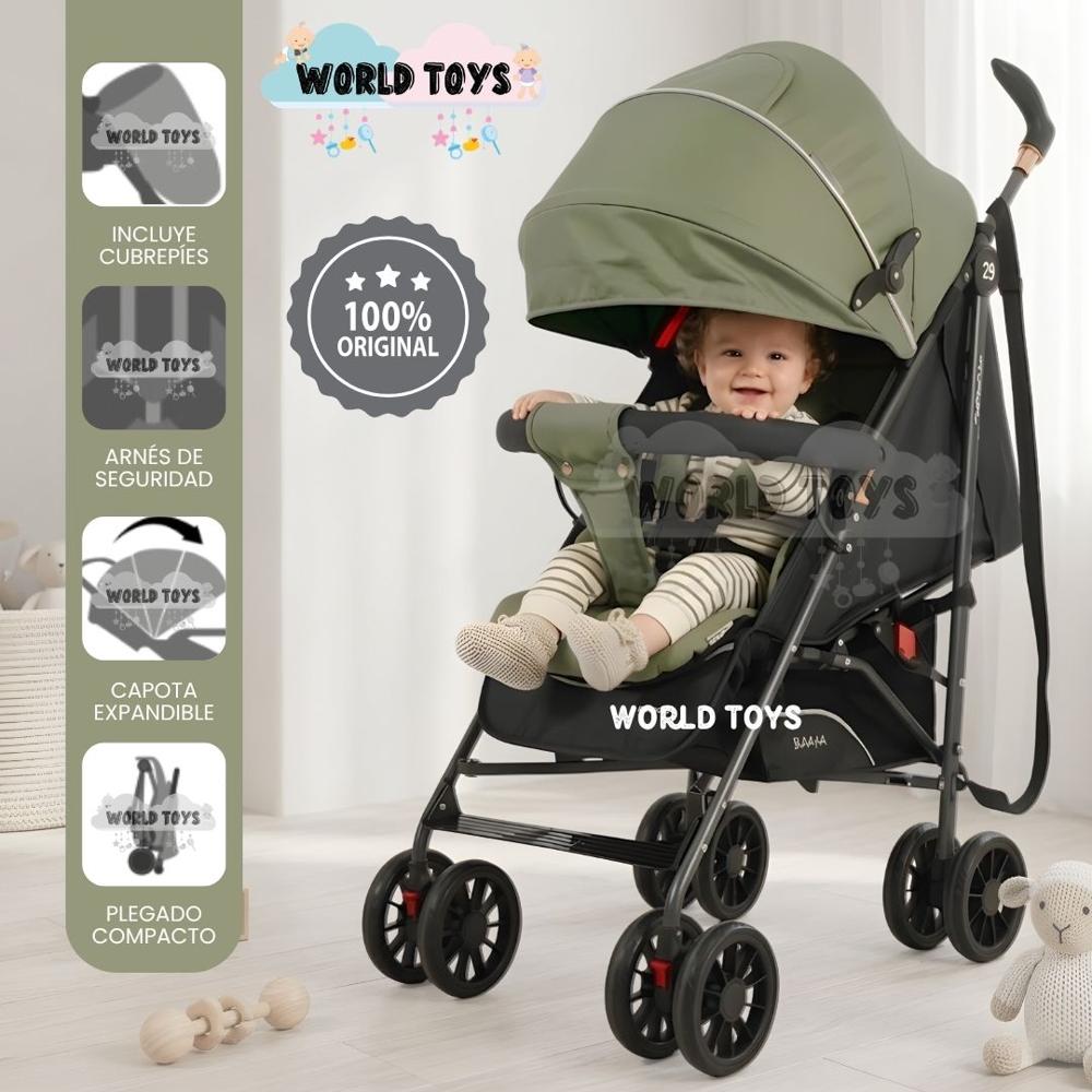 Coche Bastón Plegado Compacto MAFY Edición Exclusiva Green