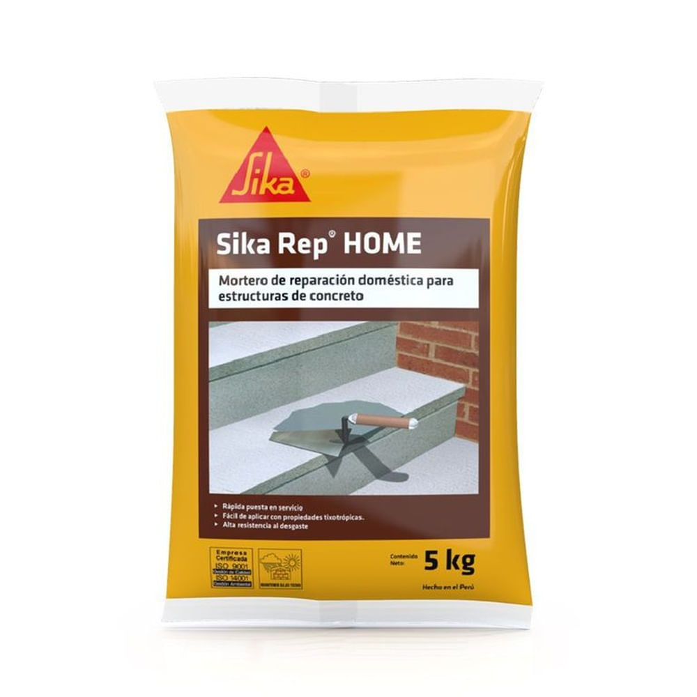 Mortero cementicio de reparación Sika Rep Home 5Kg