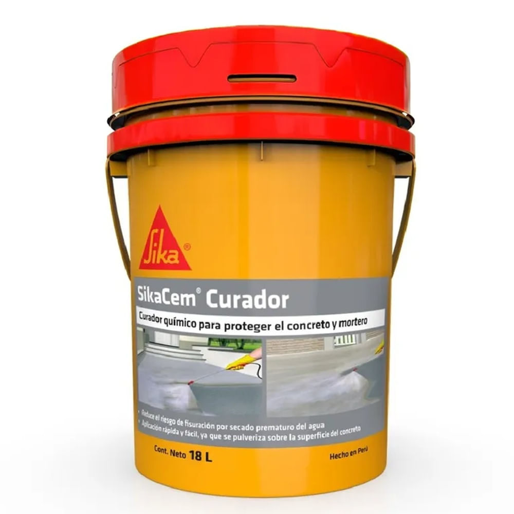 Curador de Concreto y Mortero SikaCem Curador 18L