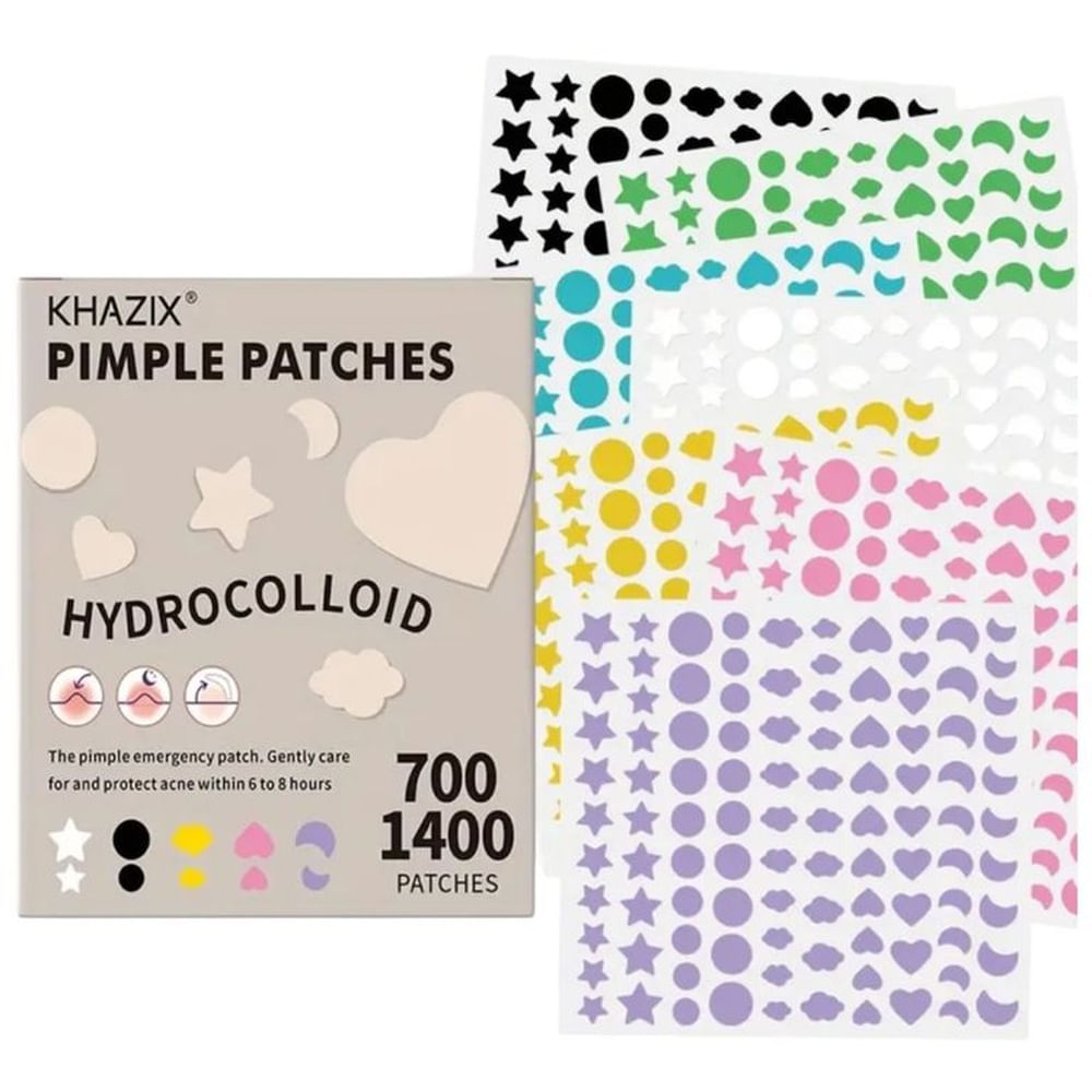 Pimple Patch Anti Acne Y Espinilla 700 Uni Parches Invisible Mixta Día y noche