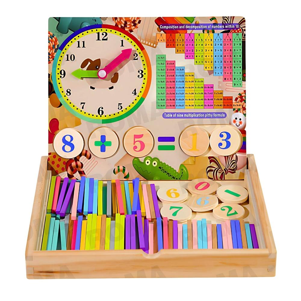 JUEGO DE MADERA 2 EN 1 EQUILIBRIO Y CUENTAS- JUEGO DIDÁTICO