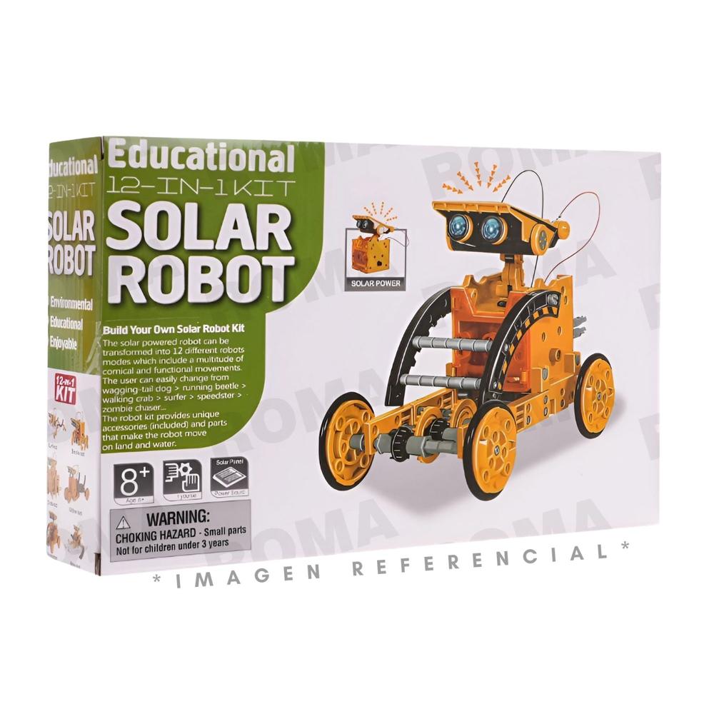 ROBOT CON PANEL SOLAR JUEGO EDUCATIVO