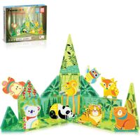 BLOQUES MAGNÉTICOS ANIMALES BOSQUE PTQ26 PICASSOTILES