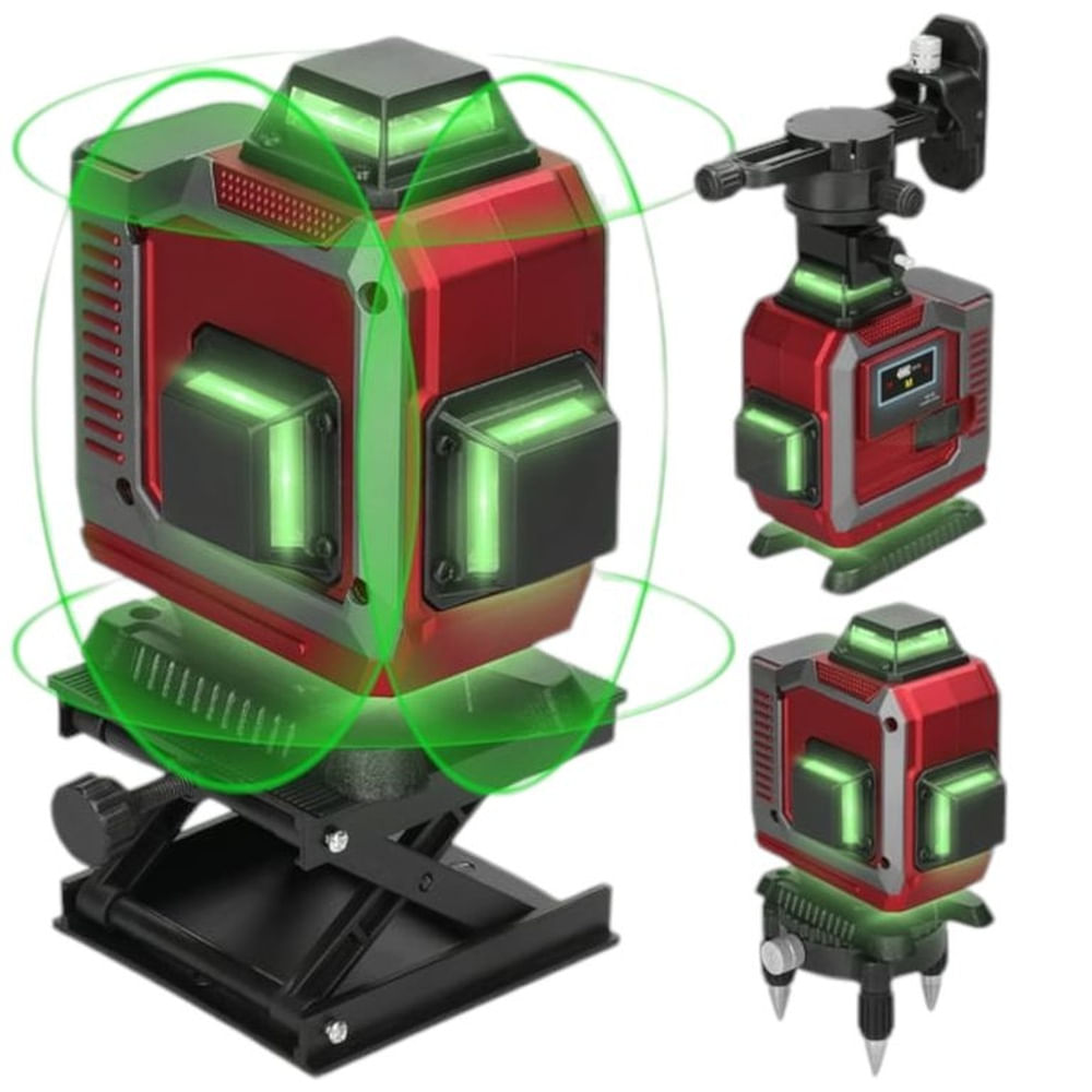 Nivel Laser Verde 16 Lineas Autonivelacion Recargable