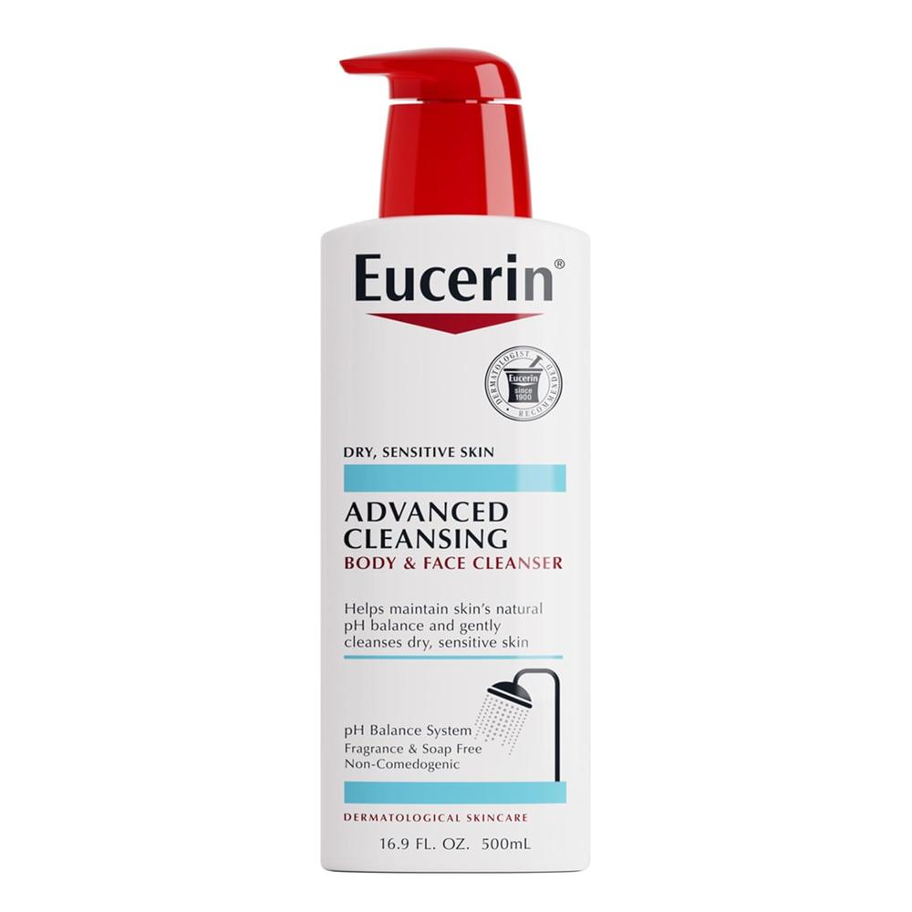 EUCERIN GEL LIMPIADOR FACIAL Y CORPORAL PARA PIEL SENSIBLE 500 ML