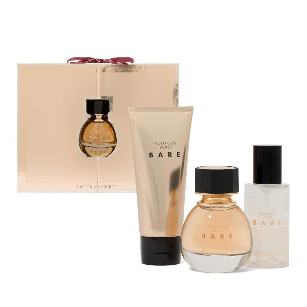 SET BARE EAU DE PARFUM GIFT VICTORIA SECRET MUJER 3PZS 1.7 OZ / 50 ML