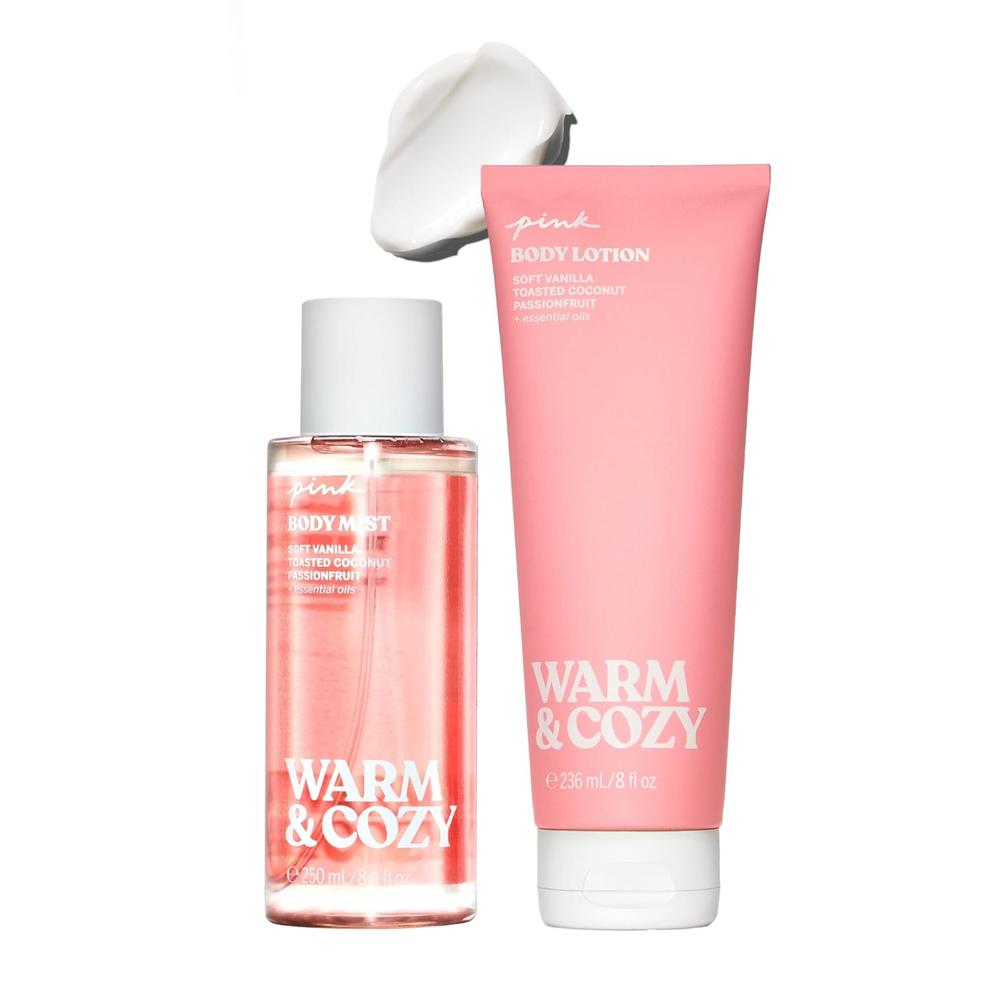 SET WARM & COZY MIST & LOTION VICTORIA SECRET PINK MUJER 2PZS