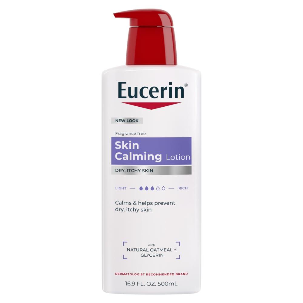 EUCERIN LOCIÓN CALMANTE CON AVENA PARA PIEL SECA Y PICAZÓN 16.9 OZ /500 ML