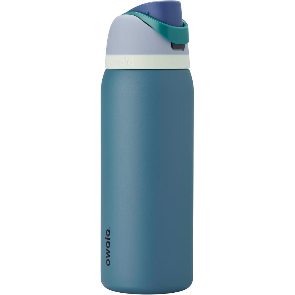 OWALA BOTELLA FREESIP TÉRMICA DE ACERO INOXIDABLE 32 OZ / 946 ML | AZUL MARINO