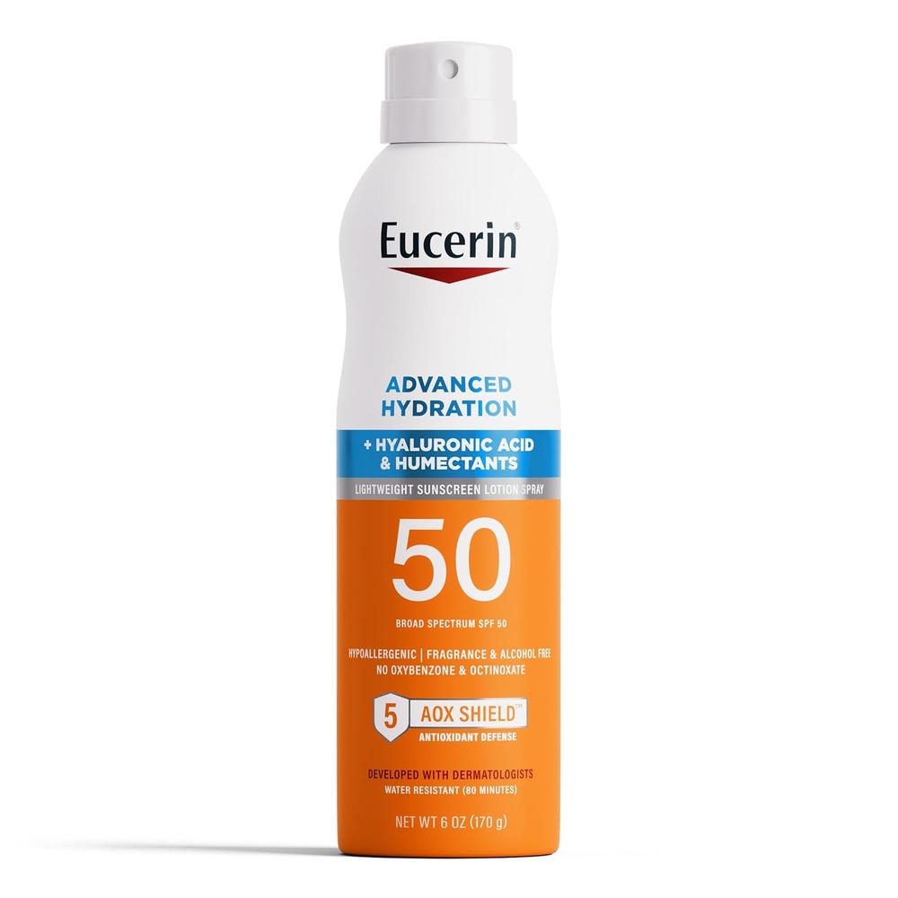 EUCERIN SUN ADVANCED HYDRATION SPF 50 PROTECTOR SOLAR EN SPRAY 6 OZ / 170 GR