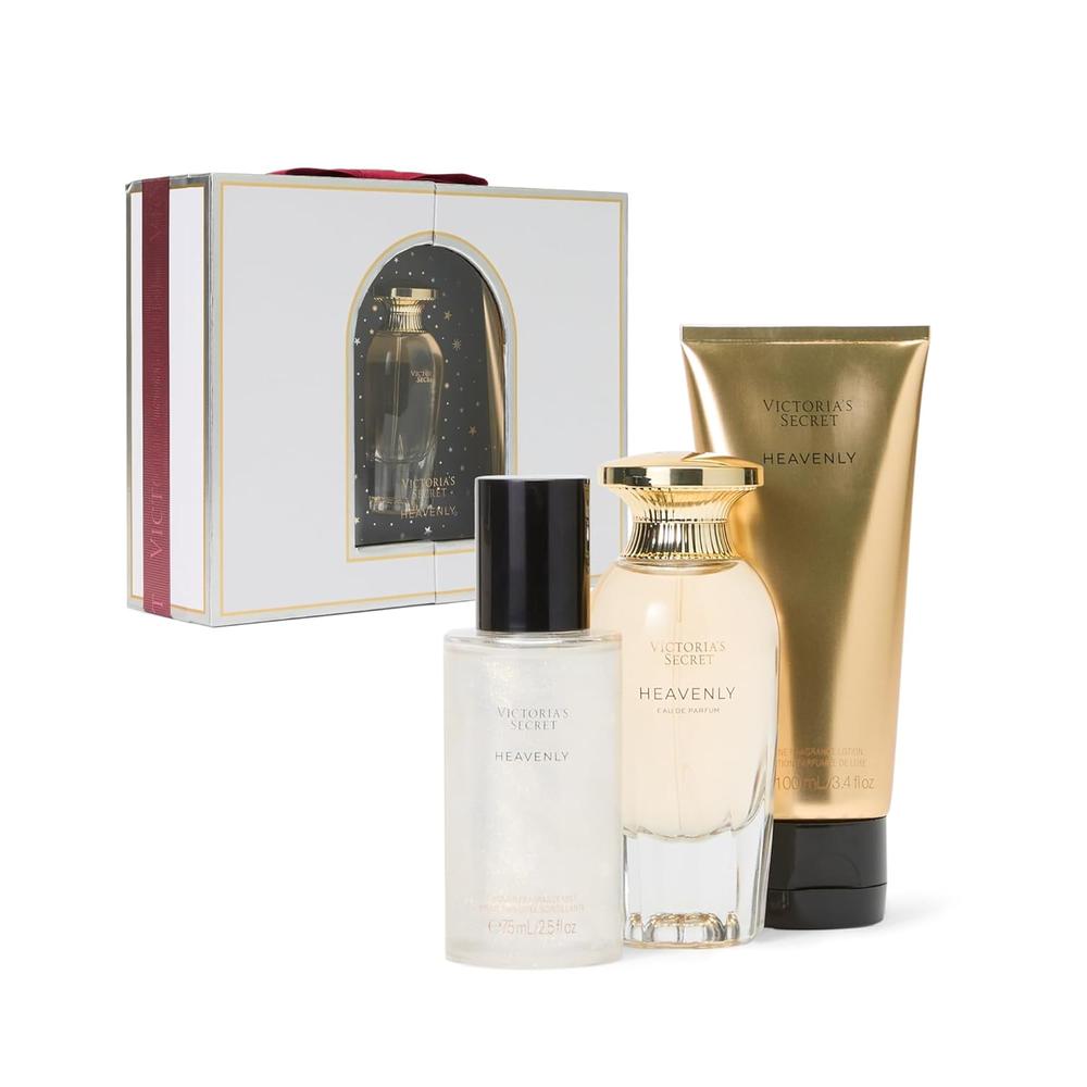 SET HEAVENLY EAU DE PARFUM GIFT VICTORIA SECRET MUJER 3PZS 1.7 OZ / 50 ML