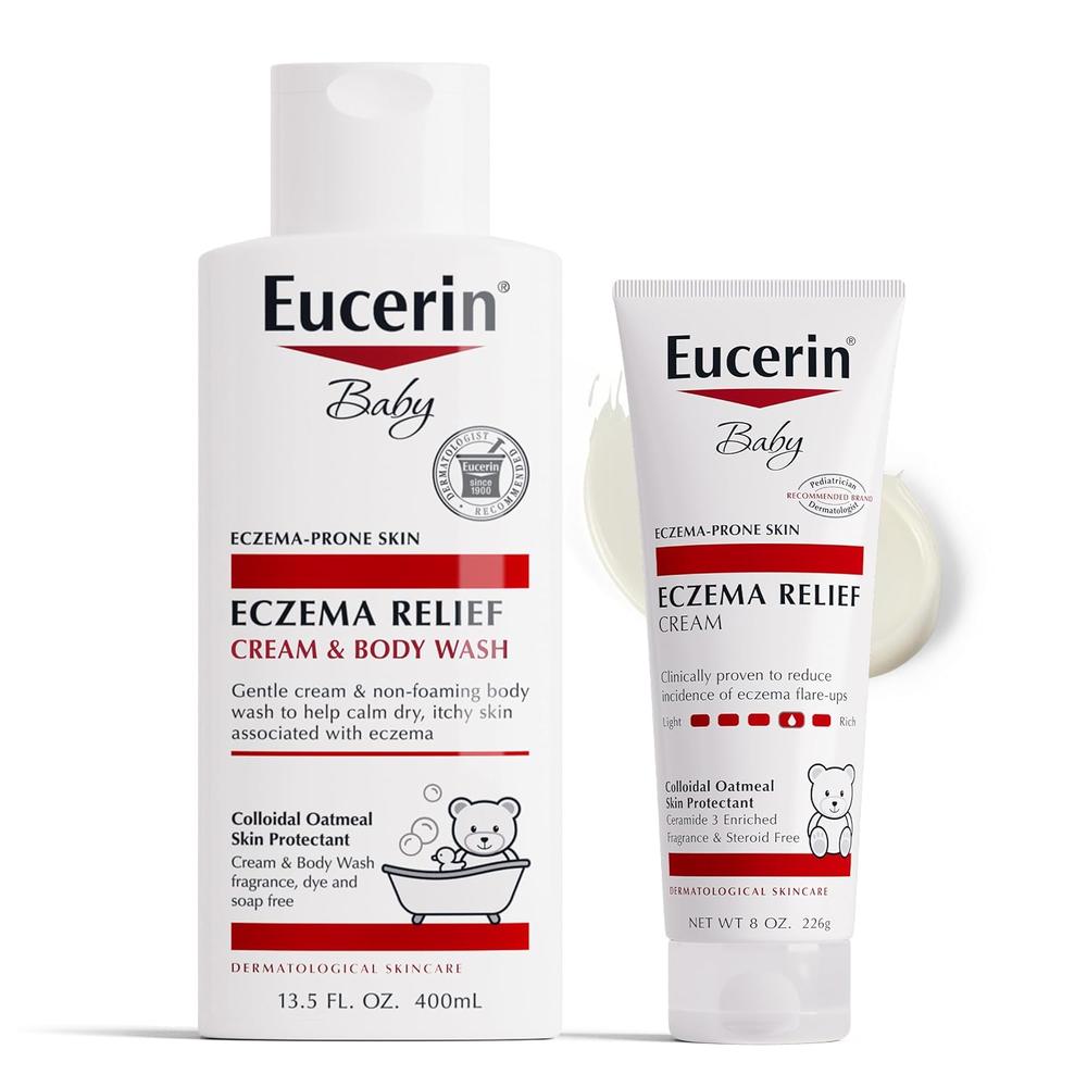 SET EUCERIN BABY GEL DE BAÑO & CREMA ALIVIO DEL ECCEMA 400 ML & 226 GR