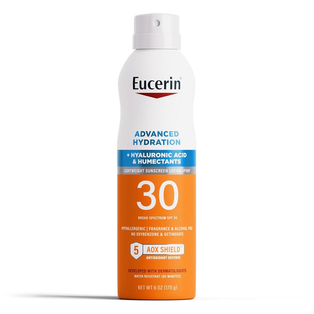 EUCERIN SUN ADVANCED HYDRATION SPF 30 PROTECTOR SOLAR EN SPRAY 6 OZ / 170 GR