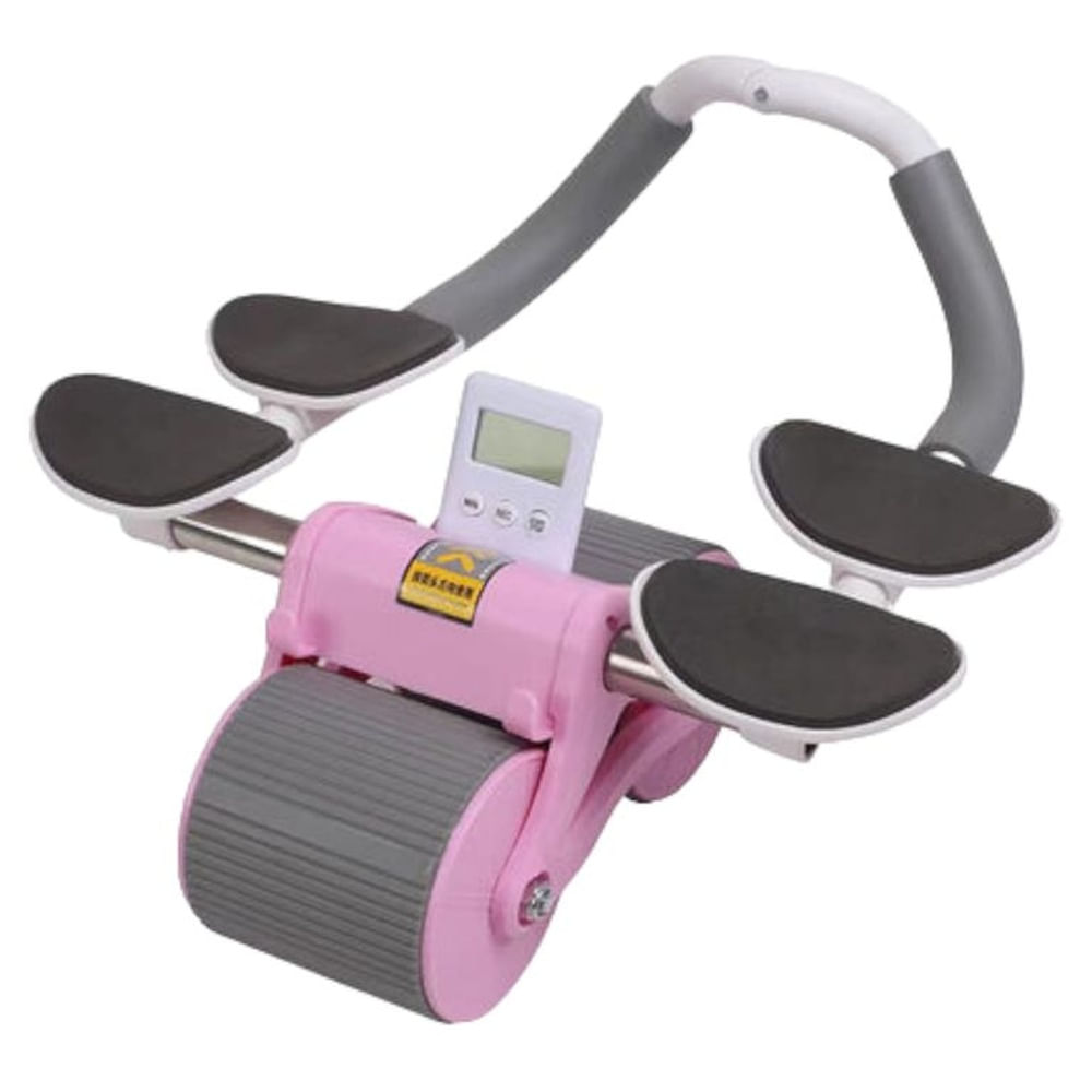 Rodillo Rueda Abdominal Pro Con Rebote Automatico 2en1