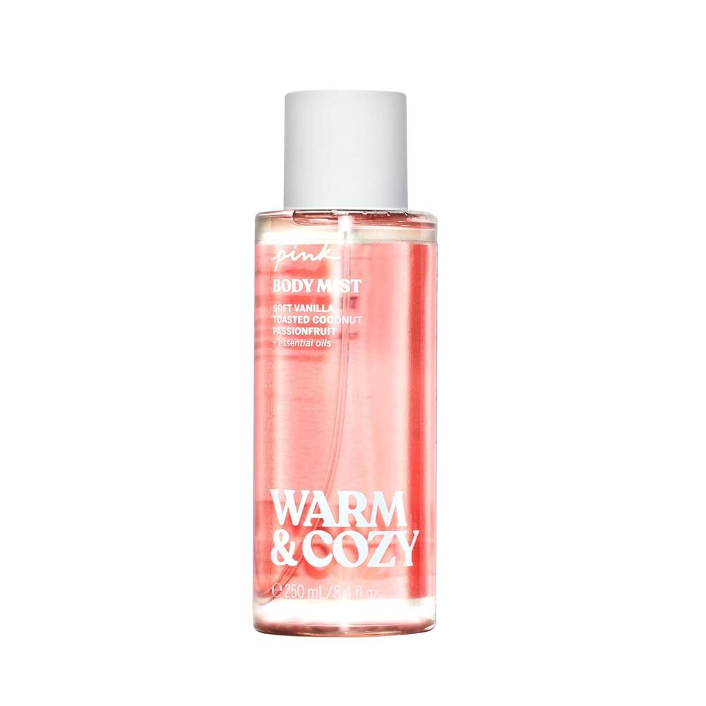 BODY MIST PINK WARM & COZY VICTORIA SECRET MUJER 8.4 OZ / 250 ML
