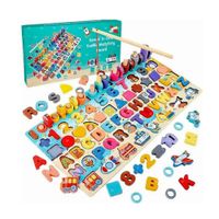 Tablero Didactico con Encajes Alfa Numerico 135 piezas