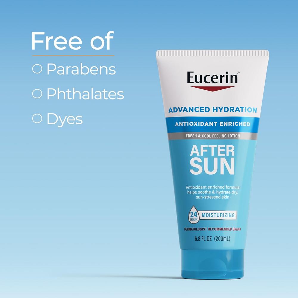 EUCERIN LOCIÓN AFTER SUN HIDRATANTE FACIAL Y CORPORAL 6.8 OZ / 200 ML