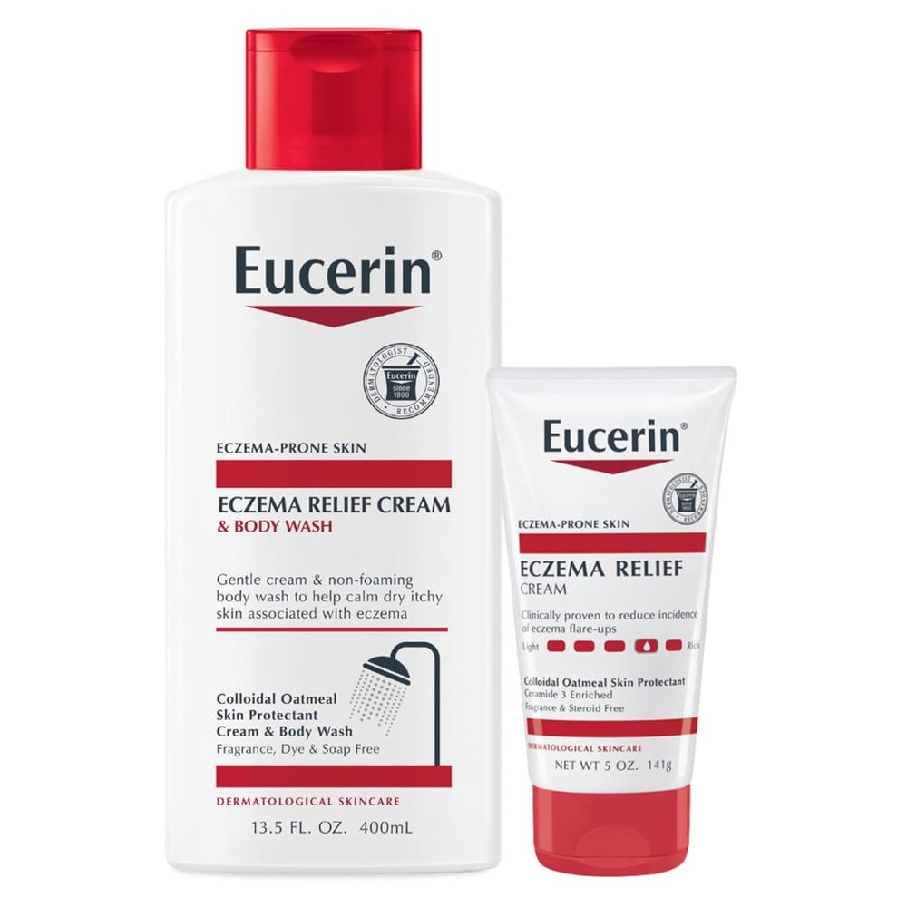 SET EUCERIN GEL DE DUCHA + CREMA ALIVIO DEL ECCEMA 384 ML + 142 ML