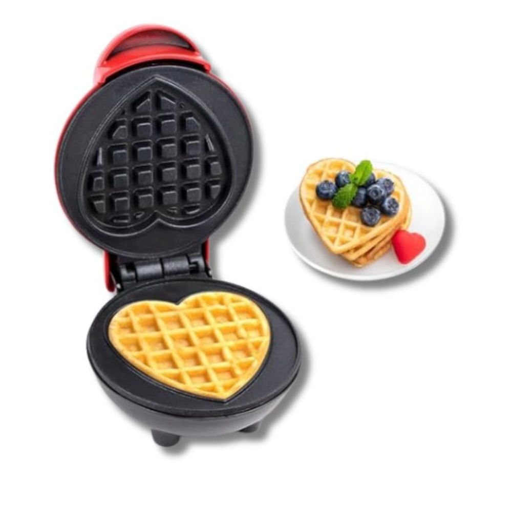 Mini Waflera CORAZON Eléctrica Antiadherente