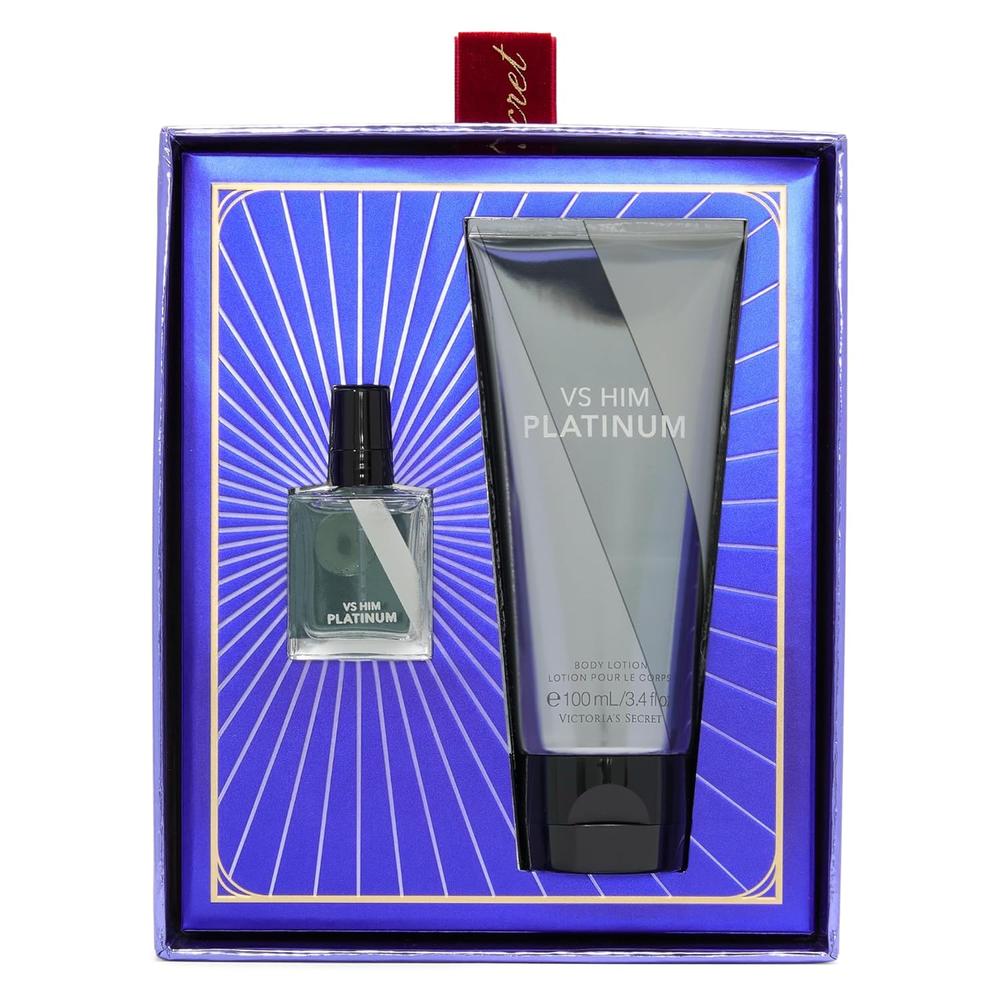 SET PLATINUM MINI FRAGRANCE VICTORIA SECRET HOMBRE 2PZS