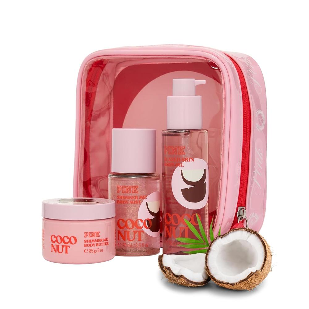 SET PINK COCONUT VICTORIA SECRET MUJER