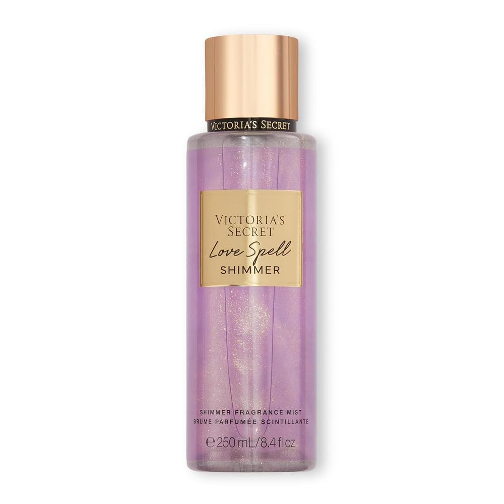 BODY MIST LOVE SPELL SHIMMER VICTORIA SECRET MUJER 8.4 OZ / 250 ML